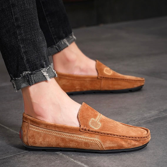 Cardano Suede Leather Loafers