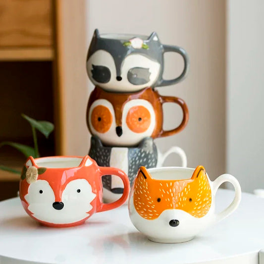 Forest Friends 3D Ceramic Mug